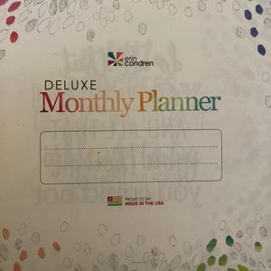 Erin Condren monthly deluxe planner